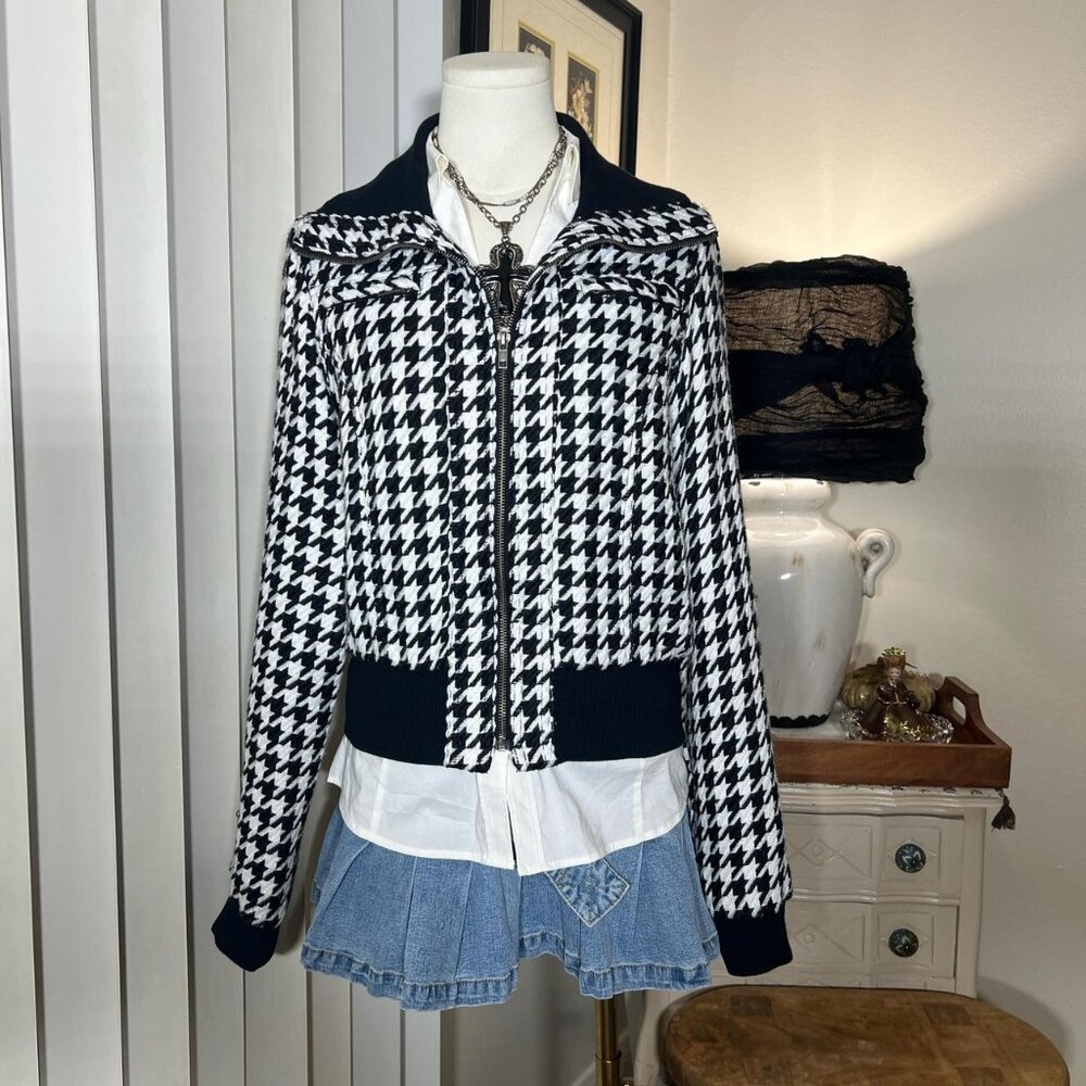 2000s Cello Jeans Houndstooth Jacket